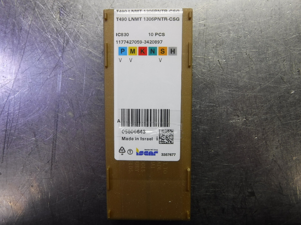 イスカル ヘリタング ＩＣ８３０ T490 LNMT 1306PNTR-CSG IC830【10個】-