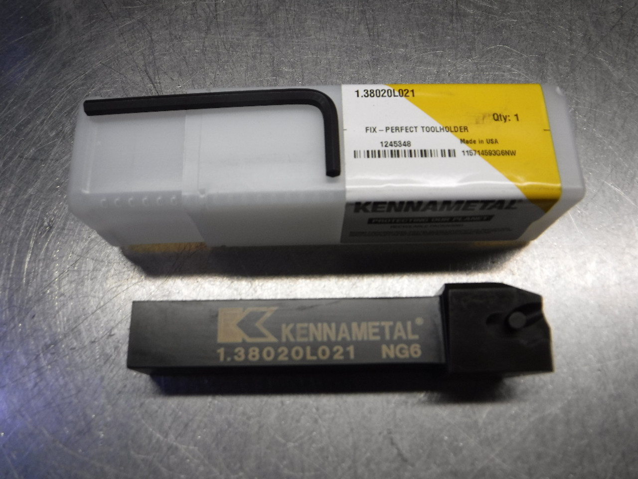 Kennametal 20mm x 20mm Indexable Lathe Tool holder 1.38020L021 (LOC1783B)