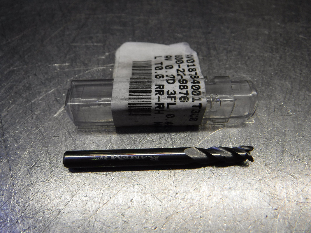 SwiftCarb 0.187" 3 Flute Coolant Thru Carbide Endmill AV0187384001T3C0
