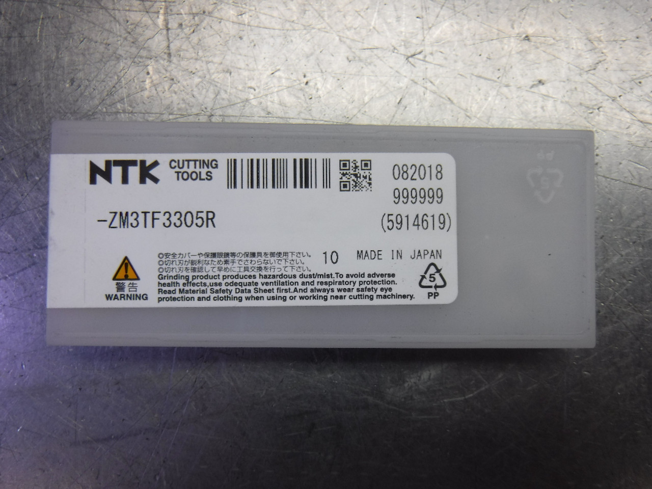 NTK Carbide Turning Inserts QTY10 ZM3TF 3305R (LOC899)