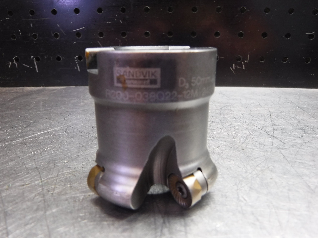 Sandvik 38mm Indexable Facemill 22mm Arbor R200-038Q22-12M - Superior ...