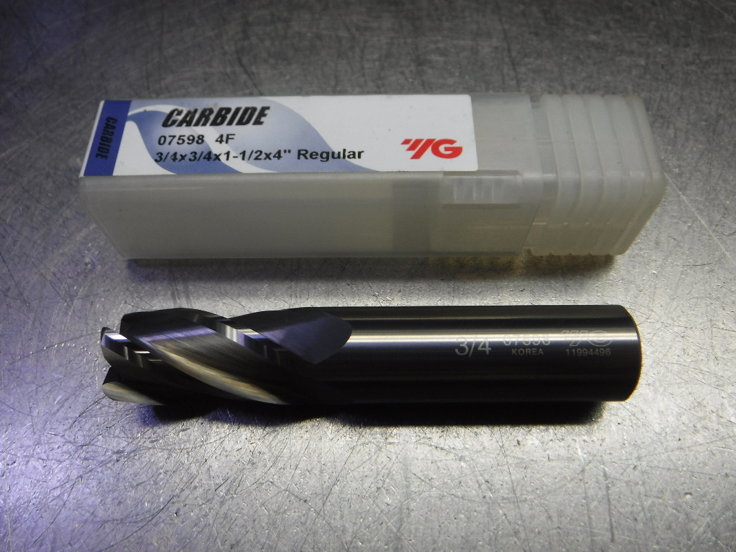 YG-1 3/4" 3-Flute Long Length Carbide End Mill - Alu-Power For Aluminum Machining
