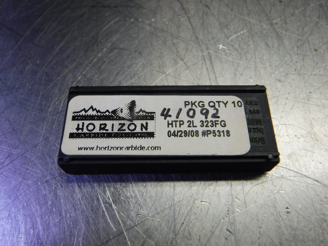 Horizon Carbide Grooving Inserts QTY10 HTP 2L 323FG Superior Machine