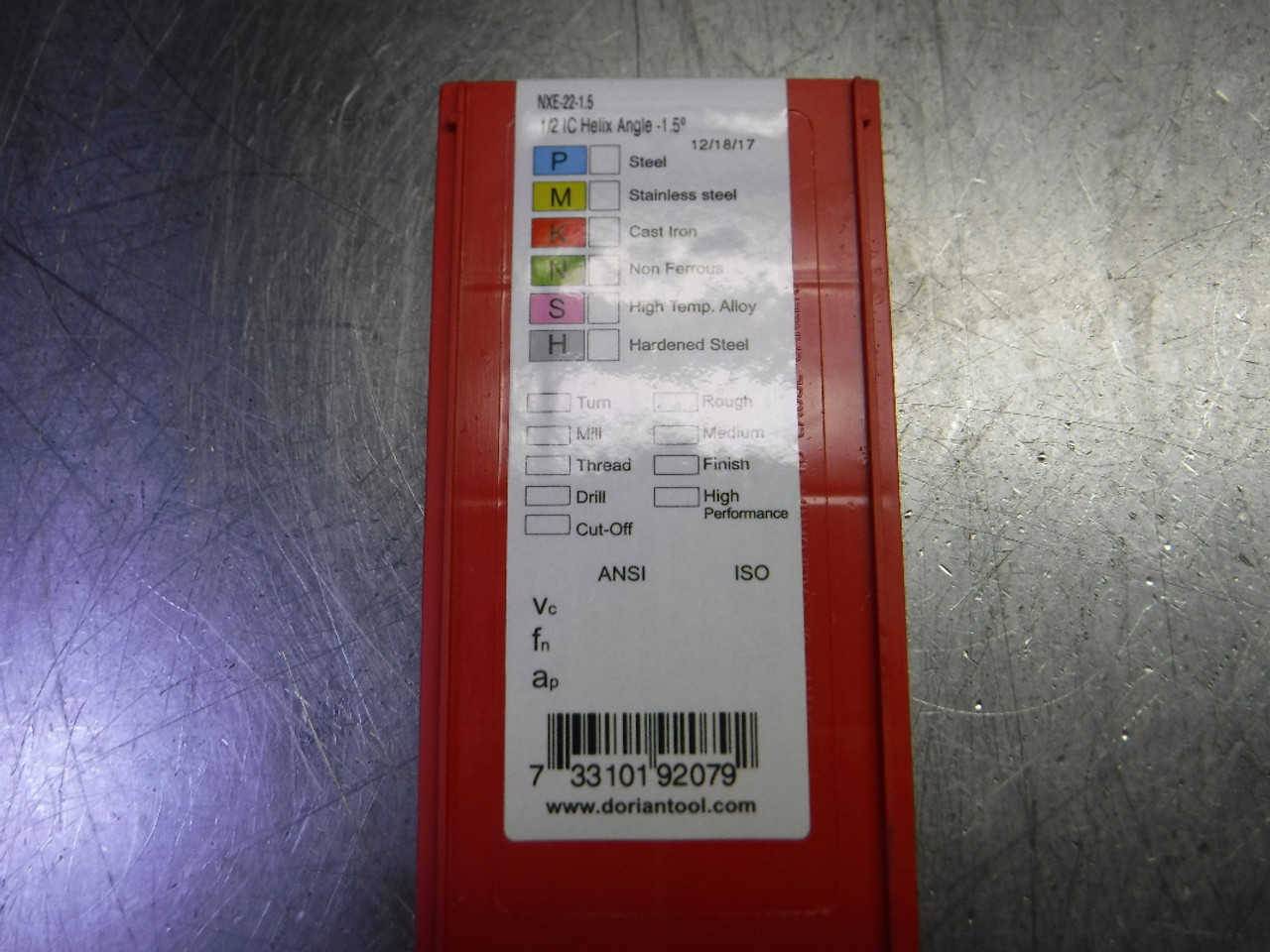 Dorian Laydown Threading Insert Shims QTY5 NXE221.5 Superior Machine & Tool