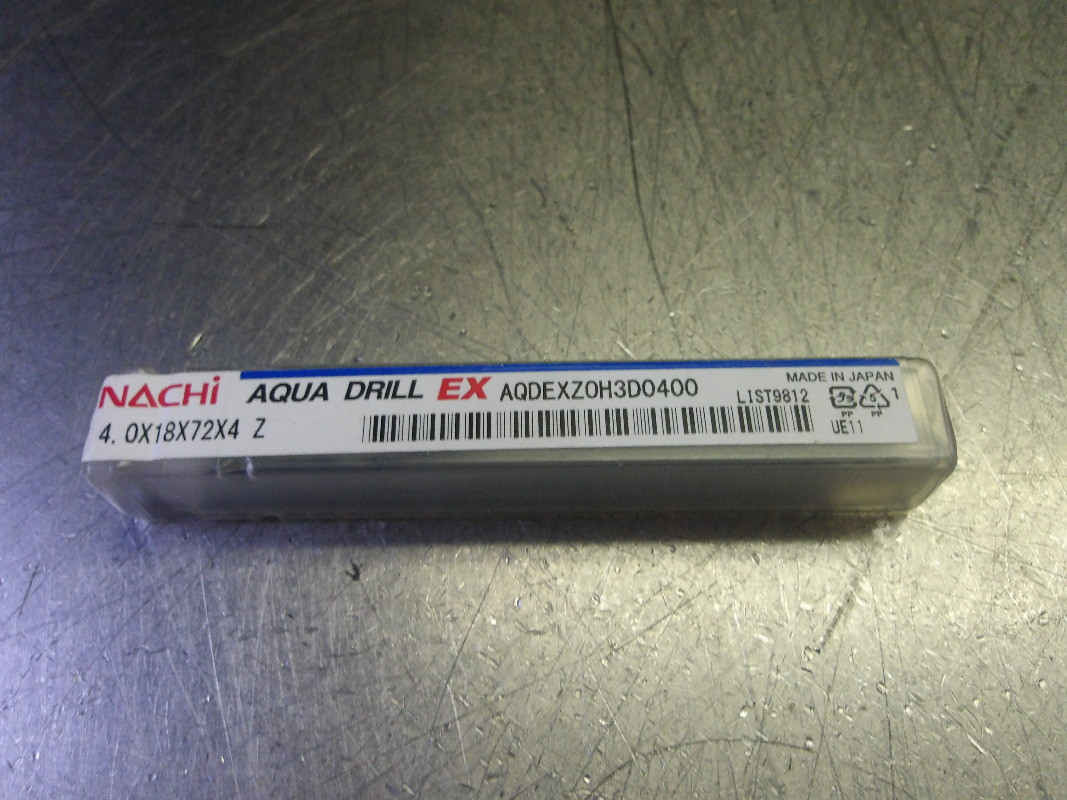 nacha　0417 Nachi 4mm Coolant Thru Carbide Drill 4mm Shank AQDEXZOH3D0400