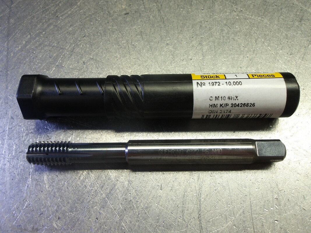 Guhring M10x1.5 Coolant Thru Carbide Form Tap 9019720100000 (LOC2681B