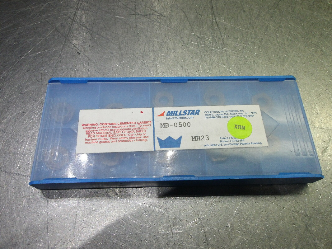 Millstar Carbide Ballnose Insert QTY10 MB0500 MH23 XRN Superior