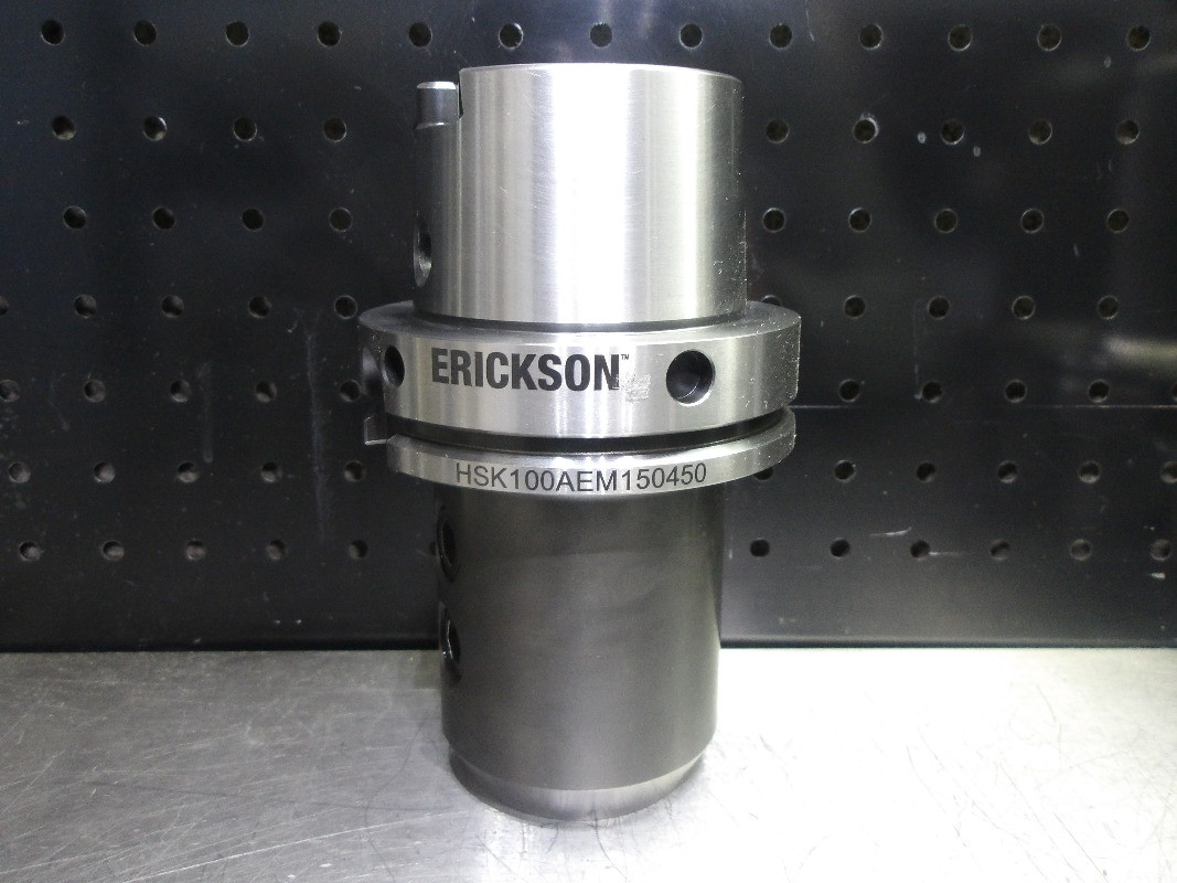 Erickson HSK100A 1.5" Endmill Tool Holder 4.5" Pro HSK100AEM150450