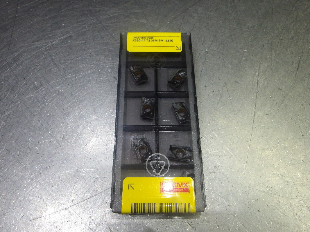 Sandvik Carbide Milling Inserts QTY10 R390-11 T3 08M-PM 4340 