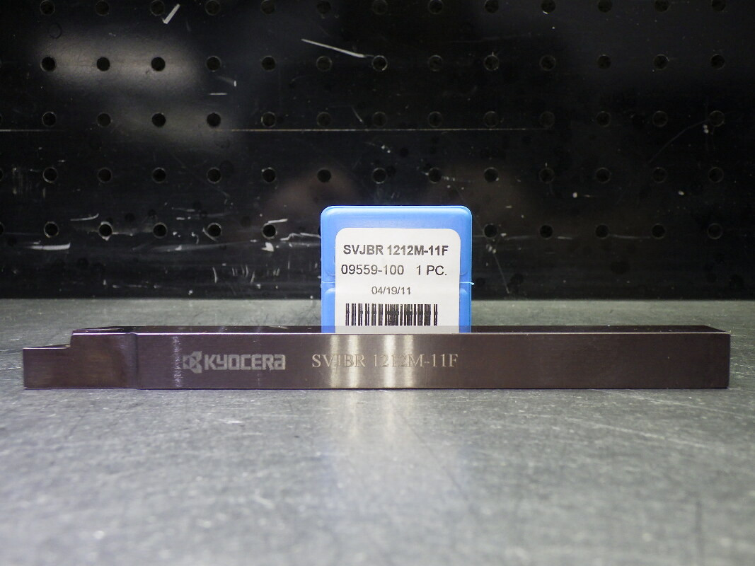 Kyocera Indexable Lathe Tool Holder 12mm x 12mm Shank SVJBR 1212M