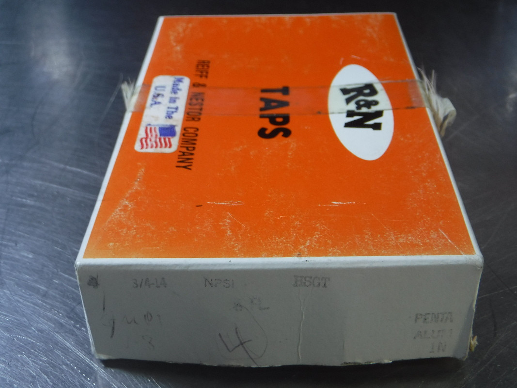 Reiff & Nestor 3/4"14 NPSI HSGT 5FL HSS TAPS Superior Machine & Tool