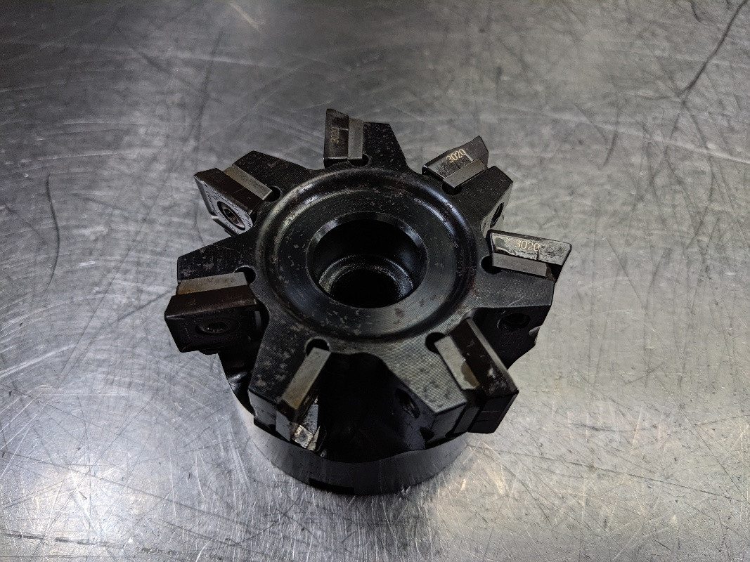 3" 90-Degree Indexable Face Mill - Uses Sandvik R390 Inserts, CAT40 Arbor (Model 506-SDVK)