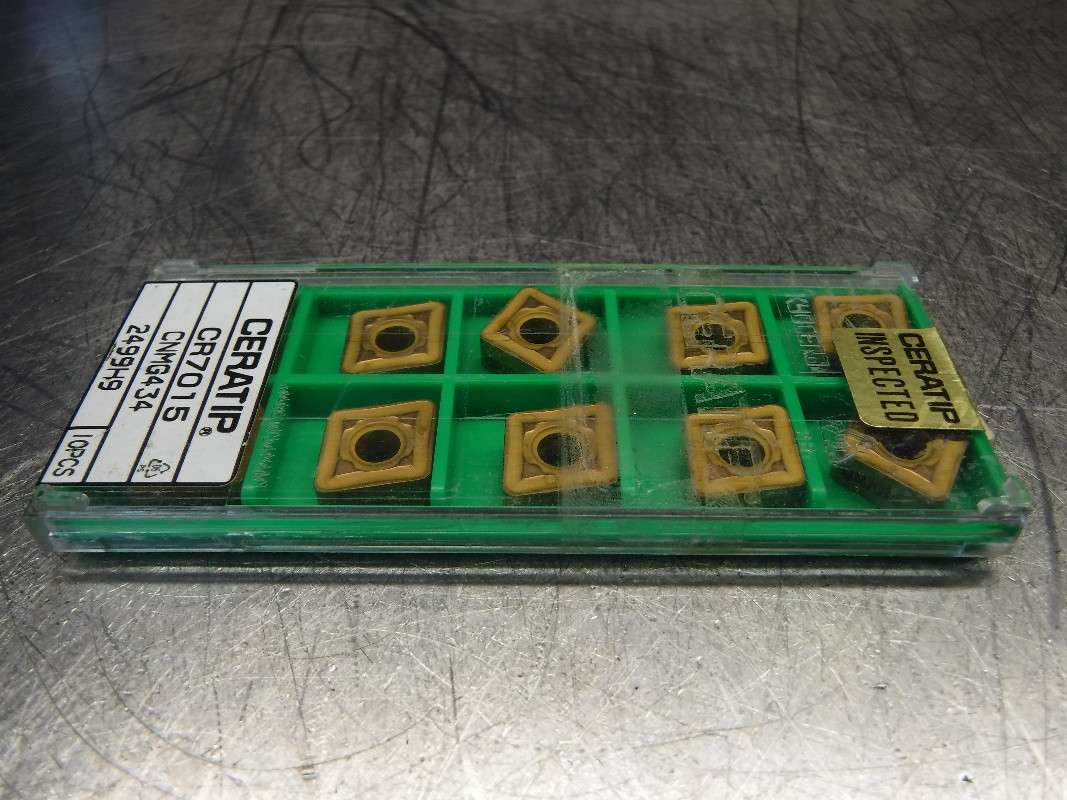 Kyocera Ceratip Carbide Inserts QTY10 CNMG434 CR7015 Superior Machine