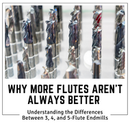 ​Why More Flutes Aren't Always Better: Understanding the Differences Between 3, 4, and 5-Flute Endmills