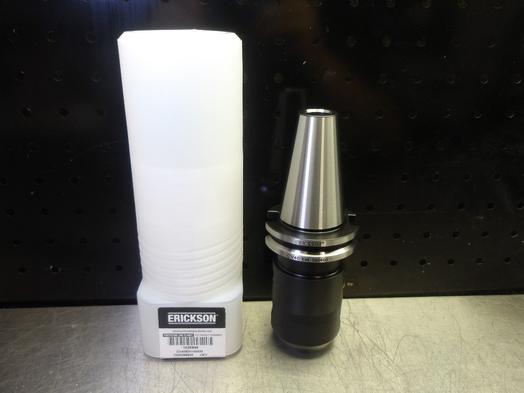 Erickson CAT40 1" Endmill Tool Holder 4" Pro CV40EM100400 Superior