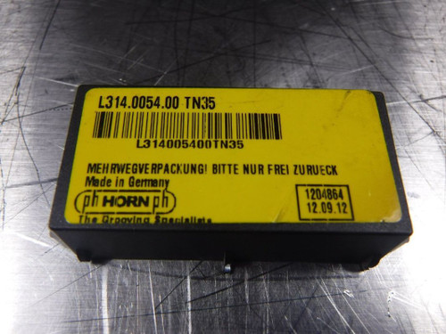 PH Horn Carbide Grooving Inserts QTY2 L314.0054.00 TN35 (LOC648B)