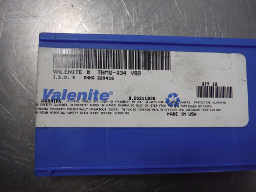 Valenite Carbide Inserts QTY10 TNMA 22 04 16 V88 (LOC1298D)