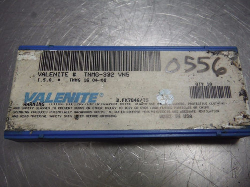 Valenite Carbide Inserts QTY10 TNMG 16 04 08 VN5 (LOC1297B)