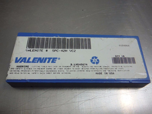 Valenite Carbide Inserts QTY10 SPC 42H VC2 (LOC1073D)