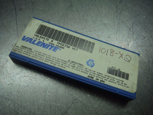 Valenite Carbide Inserts QTY10 TPEE 732 VC7 (LOC2071A)