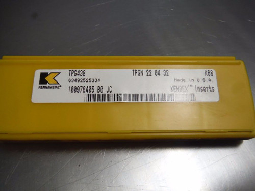 Kennametal Carbide Inserts QTY5 TPG438 / TPGN 22 04 32 K68 (LOC2371)
