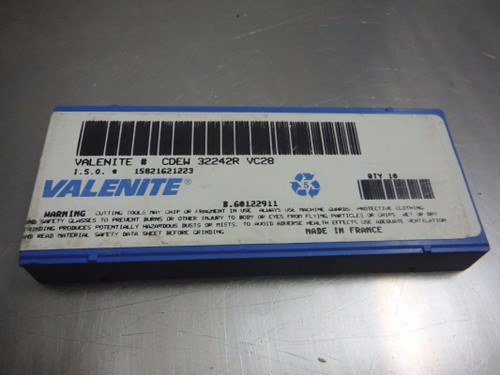 Valenite Carbide Inserts QTY10 CDEW 32 24 2R VC28 (LOC1073D)