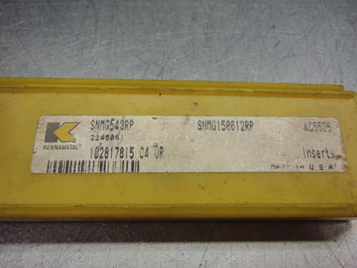 Kennametal Carbide Inserts QTY5 SNMG 150612RP KC5525 (LOC1546)