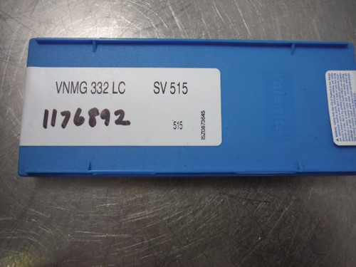 Valenite Carbide Inserts QTY10 VNMG 332 LC SV515 (LOC1269A)
