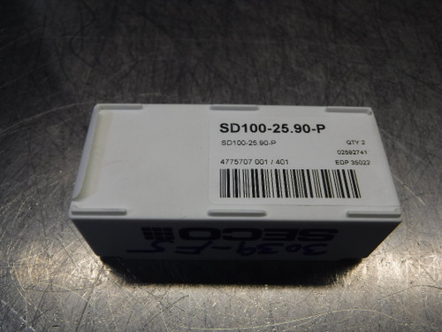 Seco Carbide Drill Tip QTY:2 SD100-25.90-P (LOC1167A)