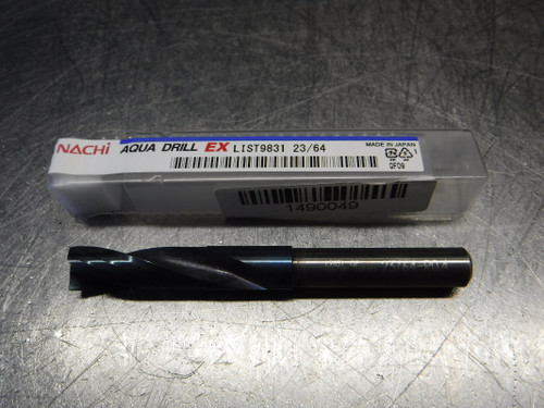 Nachi Aqua Drill EX 23/64" Carbide Drill 8mm Shank 23/64 L9831 (LOC888B)