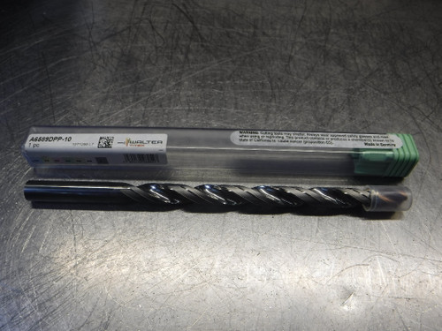 Walter Titex 10mm 2 Flute Carbide Drill Coolant Through A6589DPP-10 (LOC1506)