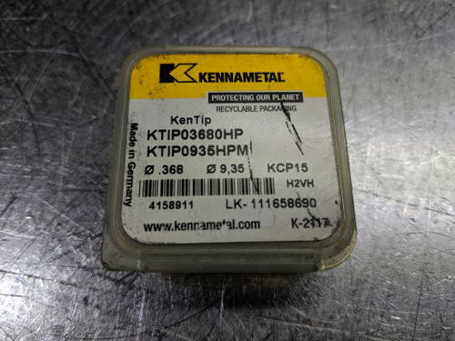 Kennametal Carbide KenTIP Drill Insert KTIP03680HP KCP15 (LOC848B)