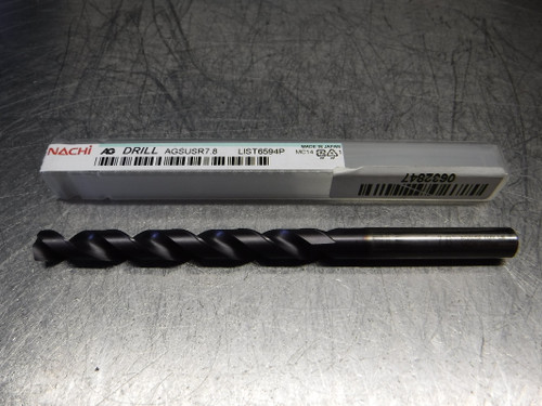 Nachi AG 7.8mm HSS SUS Drill 8mm Shank AGSUSR 7.8 L6594P (LOC464)