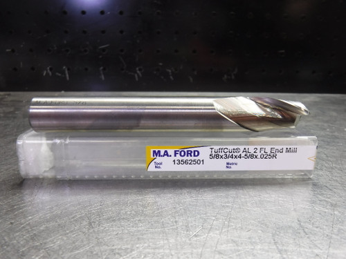 M.A. Ford TuffCut 5/8" Solid Carbide Endmill 2 Flute 13562501 (LOC2383B)