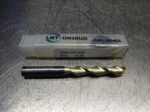 LMT.Onsrud 1/4" 2 Flute Carbide Endmill 1/4" Shank AMC701403 (LOC841)