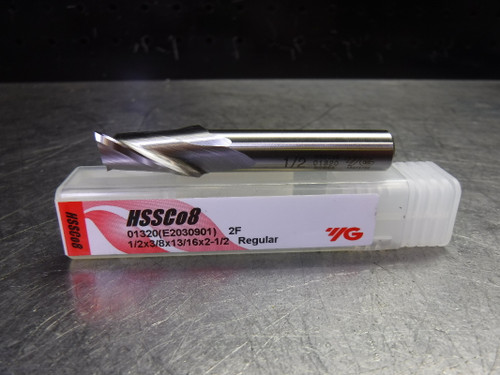 YG HSSCo8 1/2" HSS Endmill 2 Flute 03220 (LOC1998A)