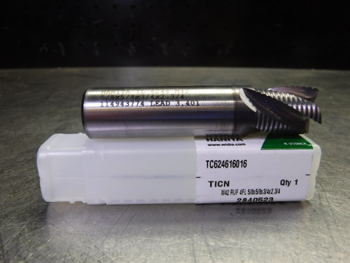 Widia 5/8" 4 Flute Cobalt Roughing Endmill Center Cut TC624616016 (LOC1992A)