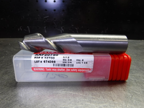 Data Flute 3/4" 2 Flute Carbide SQ Endmill 3/4" Shank ARF20750 (LOC1983A)
