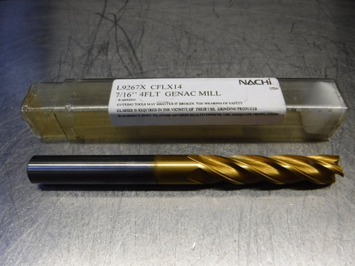 Nachi 7/16" 4 Flute Carbide Endmill 7/16" Shank L9267X CFLX14 (LOC2898A)