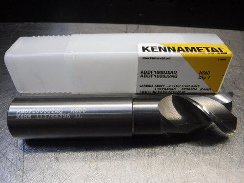 Kennametal 1" Carbide Endmill 2 Flute for Aluminum Long reach ABDF1000J2AQ K600 (LOC317)