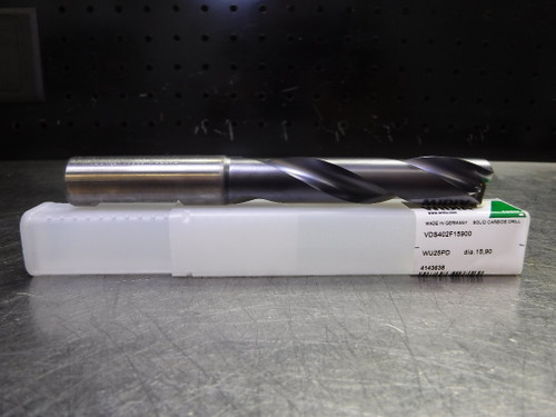 Widia 15.90mm Solid Carbide Drill 16mm Shank VDS402F15900 WU25PD (LOC2160A)