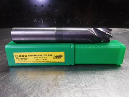 CGC Gorilla Mill 5/8" Solid Carbide Endmill 5 Flute GMNR58RS51202.250 (LOC1752)