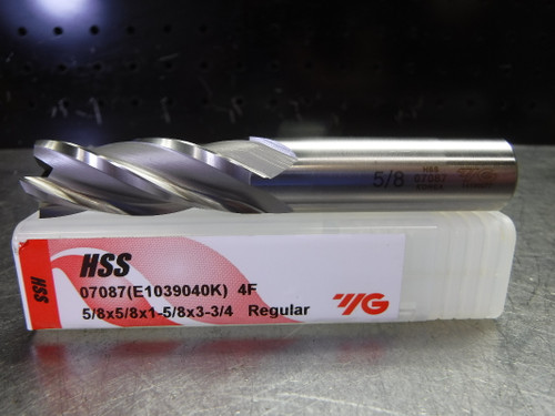 YG-1 Tool Company 5/8" HSS Endmill 4 Flute 07087 (LOC2003C)