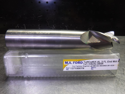 M.A. Ford TuffCut 1" Solid Carbide Endmill 3 Flute 13710001N (LOC2004B)