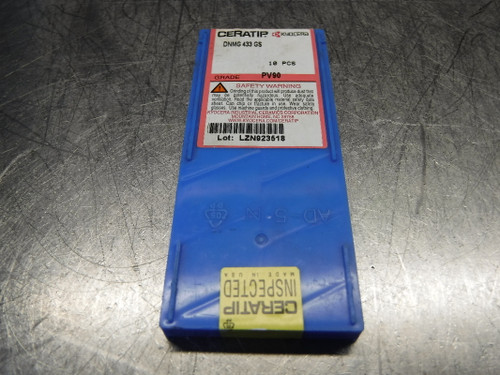 Kyocera Ceratip Cermet Inserts QTY10 DNMG 433 GS PV90 (LOC1003C)