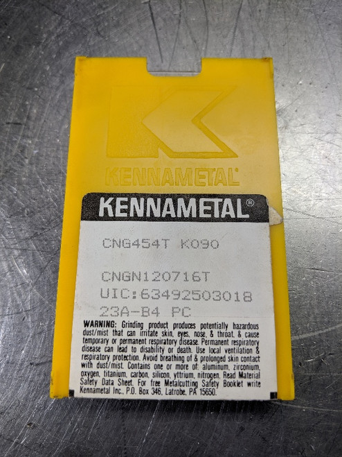 Kennametal Ceramic Inserts QTY10 CNG 454T K090 (LOC2986B)