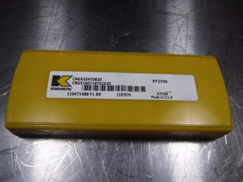 Kennametal Ceramic Inserts QTY10 CNGX554T0820 / CNGX160716T02020 KY3500 (LOC628A)