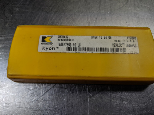 Kennametal Ceramic Inserts QTY5 DNGA 432 / DNGA 150408 KY2000 (LOC2998A)