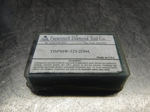 Futuretech PCD Diamond Tipped Carbide Inserts QTY2 SPMW-325-2D04 (LOC322)