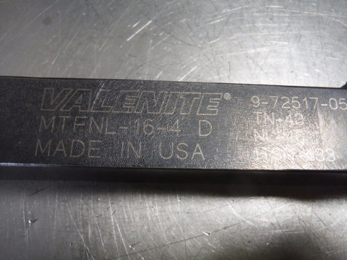Valenite Lathe Tool Holder 1" x 1" Shank 6" OAL MTFNL-16-4 D (LOC2378B)